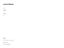 Tablet Screenshot of luminwakoa.com